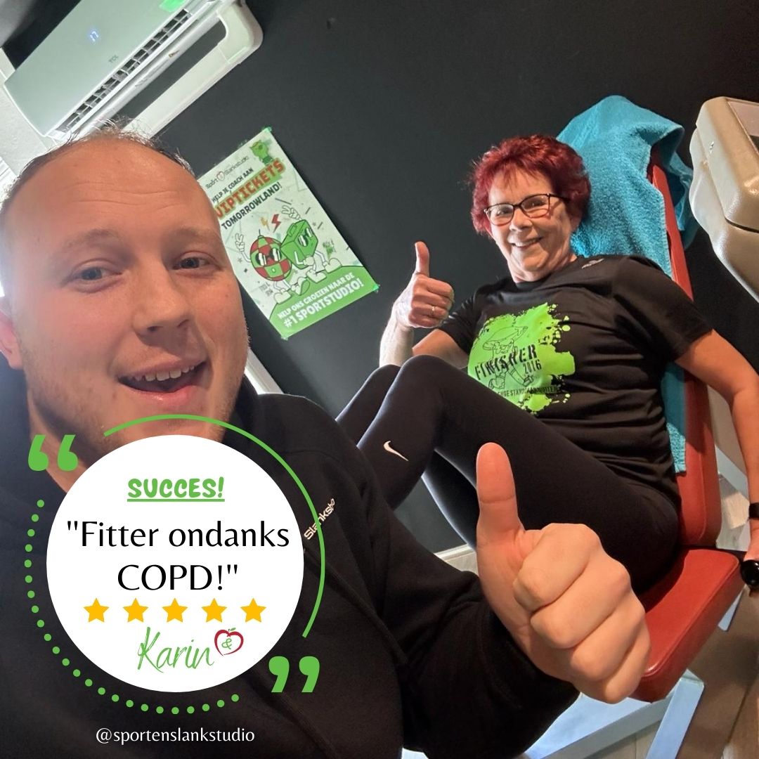Succesverhaal ondanks COPD Milon Cirkel van Carina, Sport & Slankstudio Oudenbosch